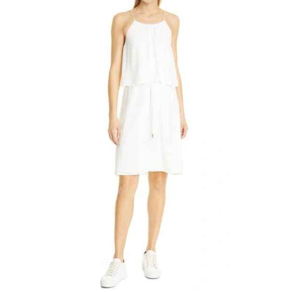 NWT ATM Anthony Thomas Melillo Crepe Georgette Popover Dress Size Small - Picture 1 of 4